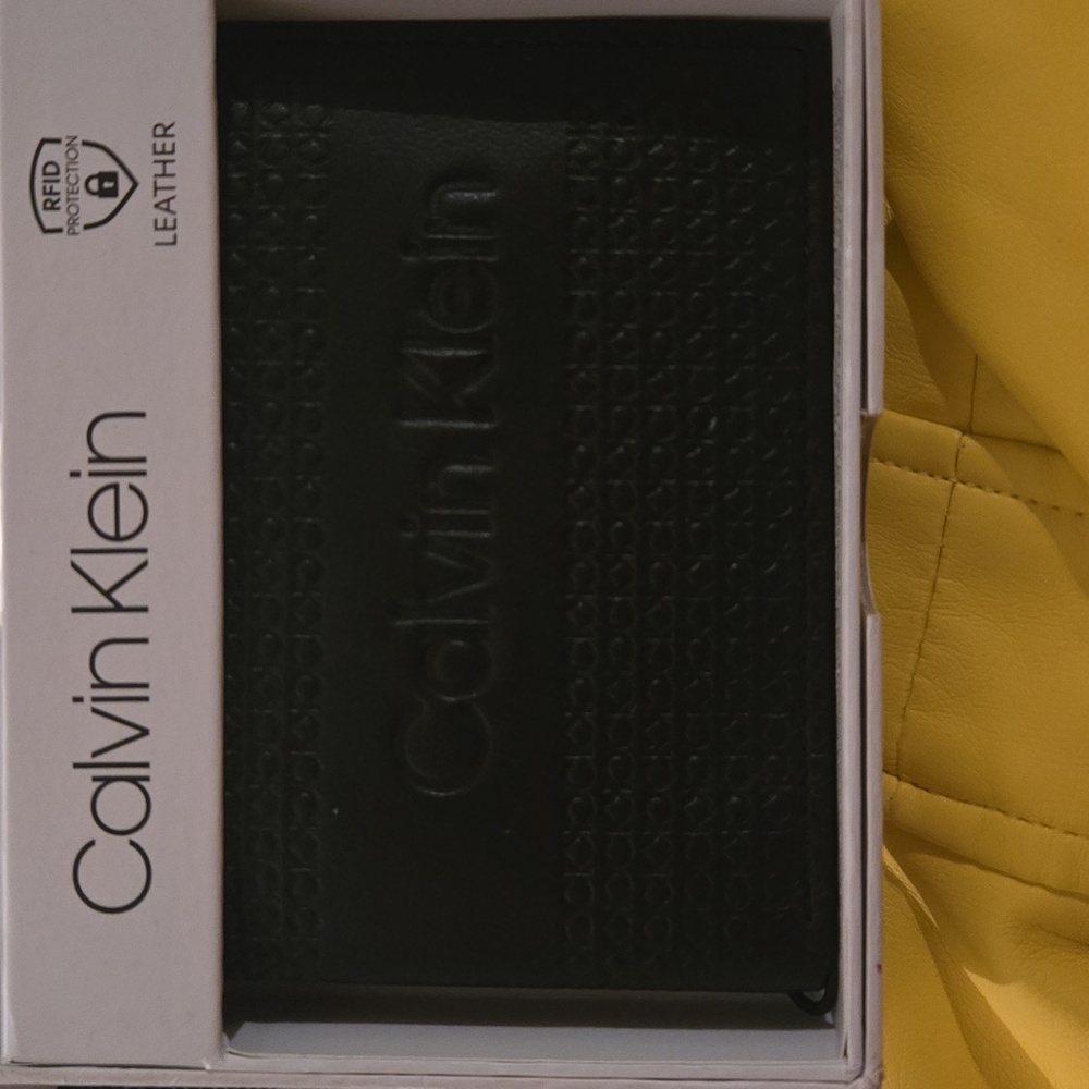 Calvin Klein Black Leather Wallet